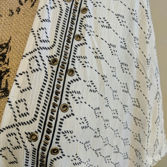 Embellished open cardigan with tassel tie waist - Picture 4 of 5